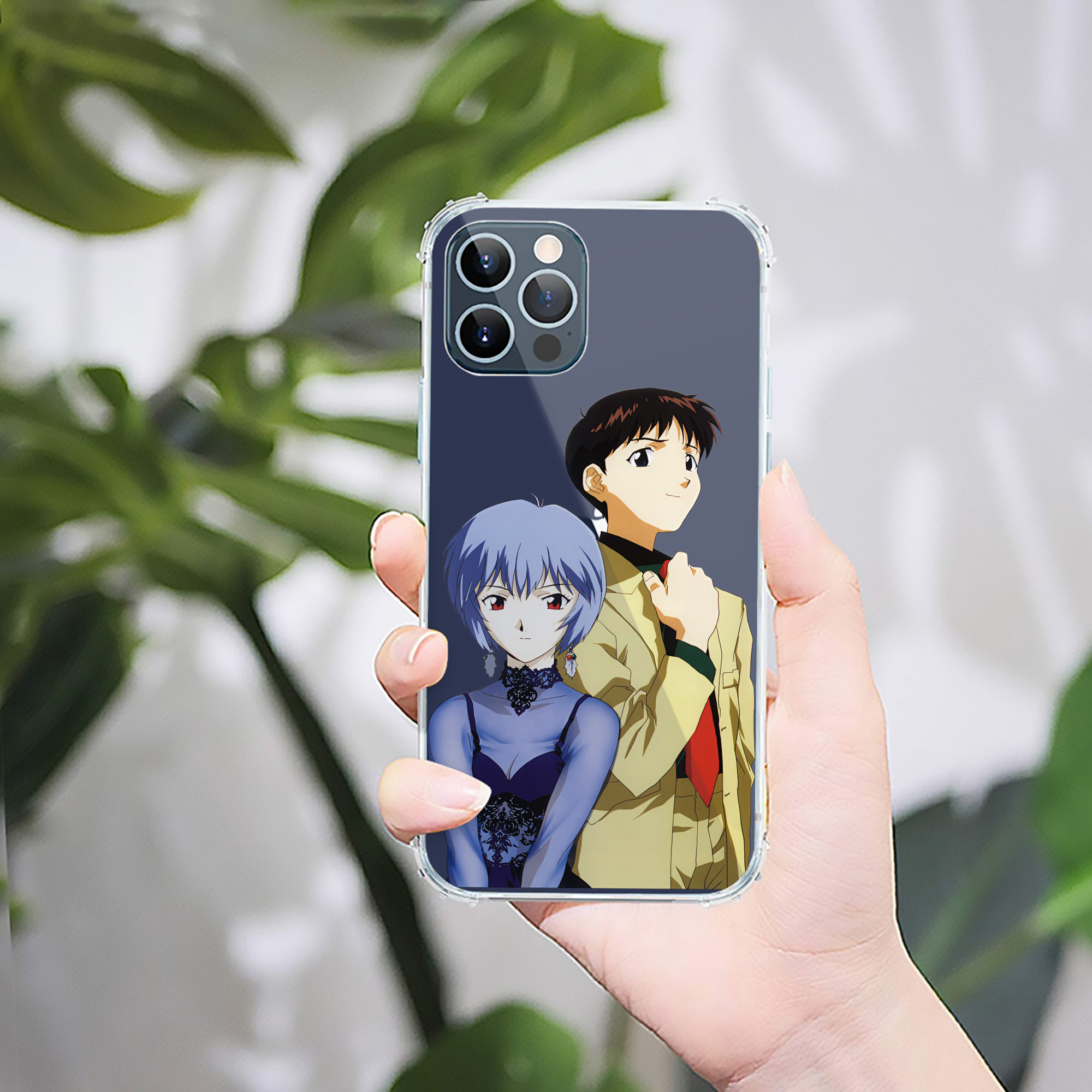 （画像用） EVA 新世紀エヴァンゲリオン 【iPhone 12シリーズ対応】透明スマホケース（クリアソフトケース）